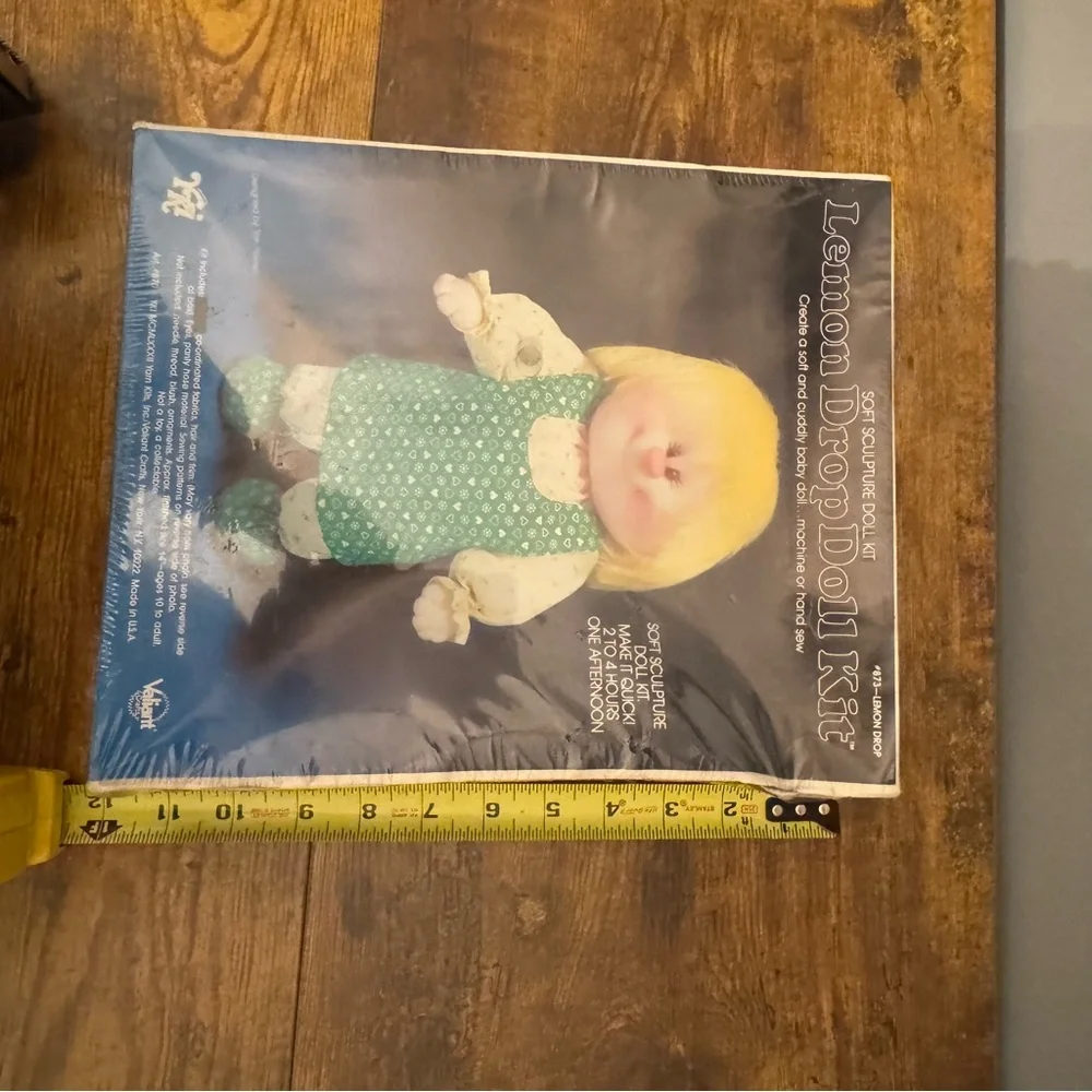 Lemon Drop Doll Kit #873 YKI Valiant‎ Crafts Soft Sculpture Craft Kit USA
